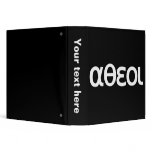 αθεοι (Atheoi) 3 Ring Binder