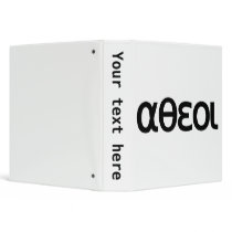 αθεοι (Atheoi) 3 Ring Binders