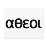 αθεοι (Atheoi) Post Card