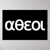 αθεοι (Atheoi) Posters