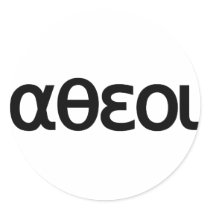 αθεοι (Atheoi) Stickers