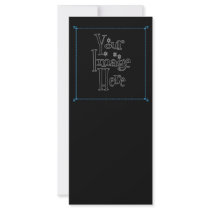 ѺѲѻѳо●•◦ CREATE YOUR OWN - PERSONALIZE BLANK Personalized Rack Card
