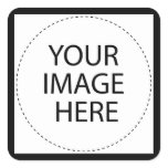 ѺѲѻѳо●•◦ CREATE YOUR OWN - PERSONALIZE BLANK Square Stickers