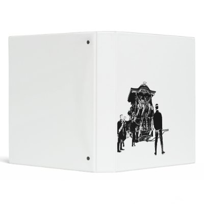 だんじり祭り-danjiri japanese festival vinyl binders by yoogra