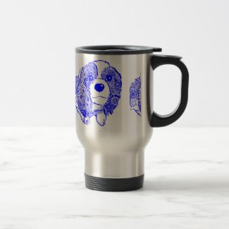 キャバリア・キング・チャールズ・スパニエル Cavalier King Charles Spanie 15 Oz Stainless Steel Travel Mug