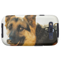 ジャーマン・シェパード犬の写真のSamsungの銀河系の箱 Samsung Galaxy SIII Cases
