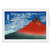 凱風快晴 Red Fuji cards by masterpiecesofart 凱風快晴 Red Fuji cards