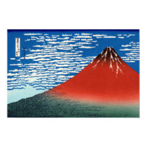 凱風快晴 Red Fuji posters