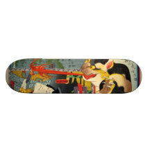 化け猫, 豊国 Monster Cat, Toyokuni, Ukiyo-e Skate Decks