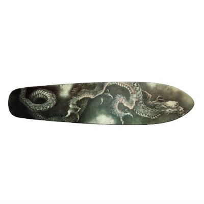 北斎の龍, 北斎 Hokusai Dragon, Hokusai, Art Skate Boards by ukiyoemuseum