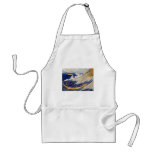 千絵の海・総州銚子, 北斎 Ocean Waves, Hokusai Apron