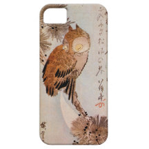 月夜のみみずく, 広重 Moonlight Owl, Hiroshige, Ukiyo-e iPhone 5 Case