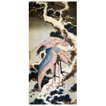 松に鶴, 北斎 Cranes on Pine Tree, Hokusai, Ukiyo-e Tshirts