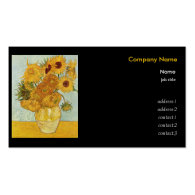 梵 高，  Vincent van Gogh Business Card Templates