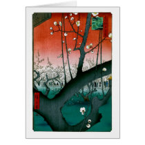 歌川広重, 名所江戸百景 亀戸梅屋舗 GREETING CARD