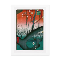 歌川広重, 名所江戸百景 亀戸梅屋舗 POSTCARDS