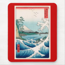 歌川広重 The Sea Off Satta, Utagawa Hiroshige Mouse Pads
