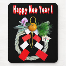 正月飾り -Wreath of Japan of the new year-(No BG) mousepads