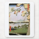 江戸の桜, 広重 Cherry Blossoms of Edo, Hiroshige Mouse Pads