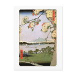 江戸の桜, 広重 Cherry Blossoms of Edo, Hiroshige Post Cards