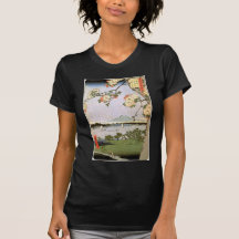 江戸の桜, 広重 Cherry Blossoms of Edo, Hiroshige Shirts
