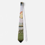 江戸の桜, 広重 Cherry Blossoms of Edo, Hiroshige Custom Tie