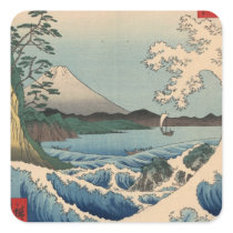 波と富士山, 広重 Wave and Mount Fuji, Hiroshige Stickers