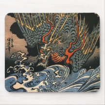 海龍, 国芳, Sea Dragon, Kuniyoshi, Ukiyo-e Mouse Pads