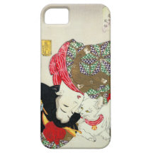 猫が好き, 芳年 I Love Cats, Yoshitoshi, Ukiyo-e iPhone 5 Covers