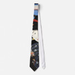 猫と女, 国芳 Cat and Woman, Kuniyoshi, Ukiyoe Custom Ties