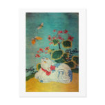 猫と蝶, 春信 Cat and Butterfly, Harunobu Post Cards