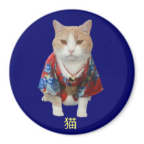 猫 magnets