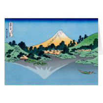 甲州三坂水面 Lake Kawaguchi, Hokusai cards by masterpiecesofart 甲州三坂水面 Lake Kawaguchi, Hokusai cards