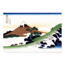 甲州犬目峠 Inume Pass, Koshu, Hokusai posters
