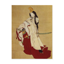 白拍子 Shirabyōshi 葛飾北斎 Katsushika Hokusai Postcards