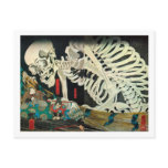 相馬の古内裏, 国芳 Skeleton manipulated by Witch, Kuniyosh Post Card