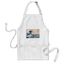 神奈川沖浪裏,北斎 Great Wave, Hokusai Apron