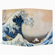 神奈川沖浪裏, 北斎 Great Wave, Hokusai Binders