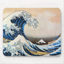 神奈川沖浪裏, 北斎 Great Wave, Hokusai Mousepads