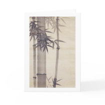 竹, 其一 Bamboo, Kiitsu, Japan Art Cards
