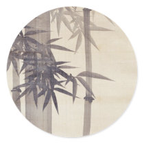 竹, 其一 Bamboo, Kiitsu, Japan Art Sticker
