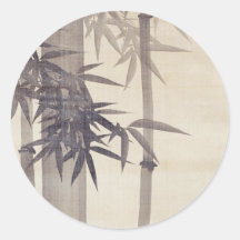 竹, 其一 Bamboo, Kiitsu, Japan Art Sticker