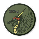 第303飛行隊パッチ 303th TFS Refrigerator Magnets