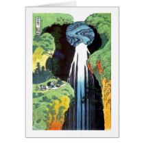 葛飾北斎の阿弥陀ヶ滝 Hokusai Amida Waterfall Cards