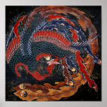 葛飾北斎の鳳凰 Firebird Goddess Hokusai Print
