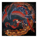 葛飾北斎の鳳凰 Firebird Goddess Hokusai posters
