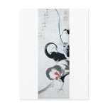 雄鶏図, 若冲 Rooster(detail), Jakuchu Post Cards