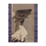 雪の中の鷲, 若冲 Eagle in The Snow, Jakuchu Postcard