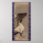 雪の中の鷲, 若冲 Eagle in The Snow, Jakuchu Posters