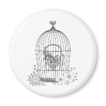 鳥かご FRIDGE MAGNET